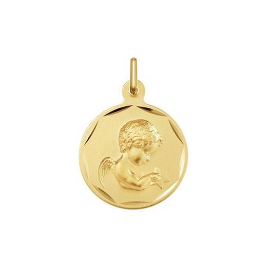 9kt Gold Medal Angelito Argyor MRM 17mm (9)1300415-17mm Faceted Bezel