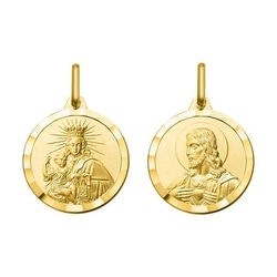 Medalla Oro 9kts Argyor MRM (9)9KAY3158 Escapulario Virgen Del Carmen
