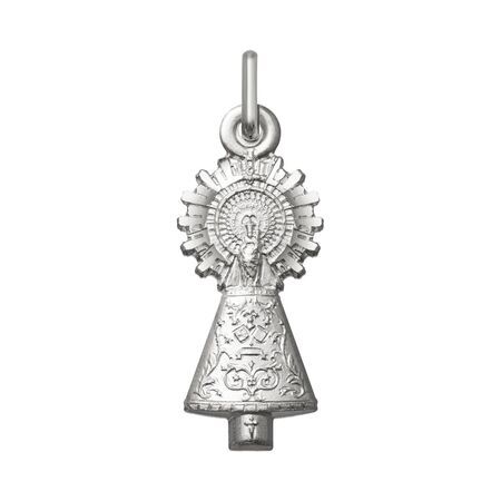 Medalla Plata Argyor MRM (AG)1380216 Imagen Silueta Virgen Del Pilar 18mm