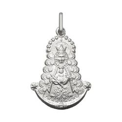 Medalla Plata Argyor MRM AG)1380219 Imagen Silueta Virgen Del Rocio 18mm