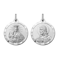 Medalla Plata Argyor MRM (AG)336588 Escapulario & Virgen Del Carmen