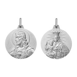Medalla Plata Argyor MRM (AG)336589 Escapulario y Virgen Del Carmen