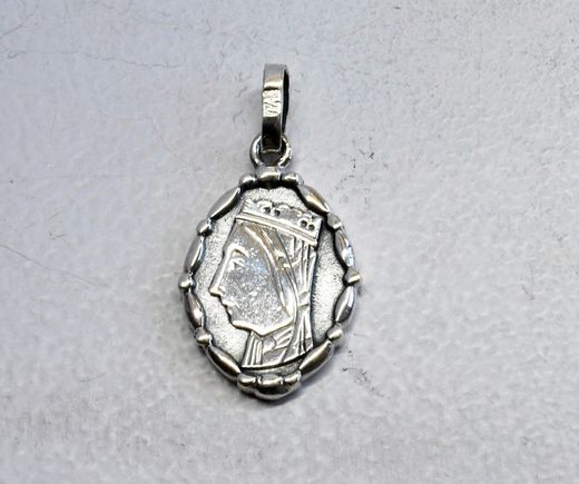 Médaille d'argent Arior 1100072PU Cadre floral Montserrat