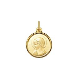 Medalla Plata Daurada Verge Maria Argyor MRM 14mm (AG)1260185D Bisel