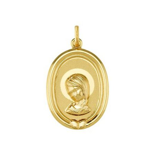 Medalla Plata Daurada Verge Maria Argyor MRM 22x14,3mm (AG)1926105D Aureola