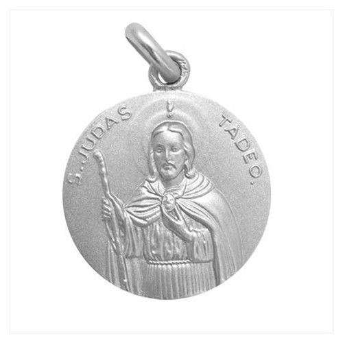 Medalla Plata San Judas Tadeo 20mm MP1/1/190/20/0