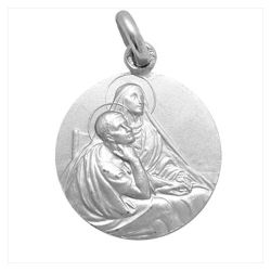 Medalla Plata Santa Monica 20mm MP1/1/191/20/0