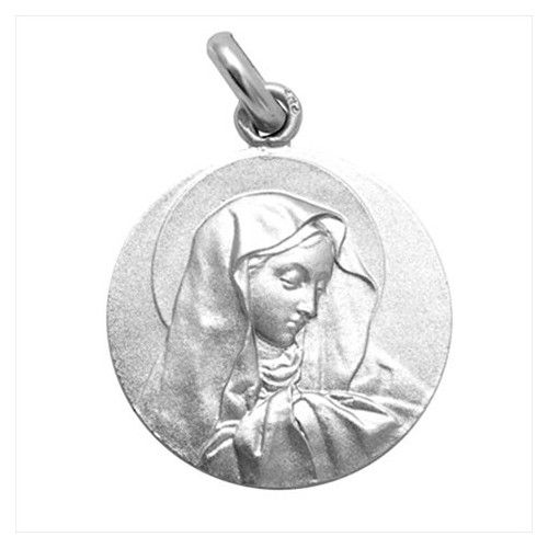 Medalla Plata Virgen De Los Dolores 20mm MP1/1/16/20/0