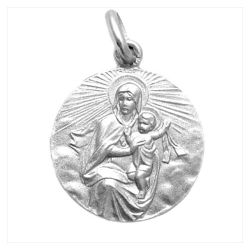 Medalla Plata Virgen Del Carmen 18mm MP1/1/145/18/0