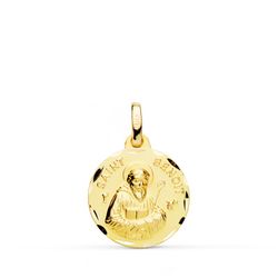 Medalla Saint Benoit Oro 18kts 16mm 07000831