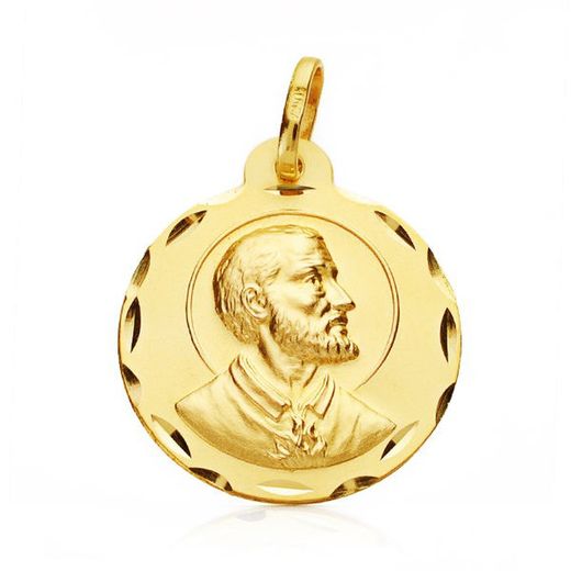Saint Francis Xavier guldmedalje 18kt 22mm 26000723