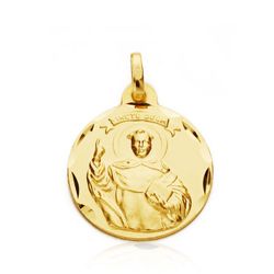 Medalla San Vicente Ferrer Oro 18kts 18mm 27000057
