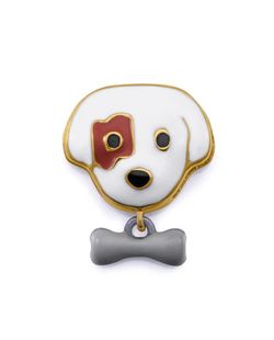 Viceroy Steel Bicolor Dourado Motivo Feminino 14236M01000 Osso de Cachorro