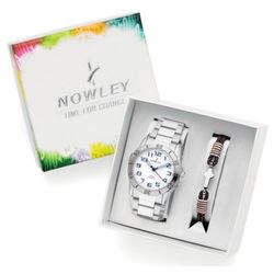 Pack Reloj Nowley Juvenil 8-0990-0-6 Acero Analógico