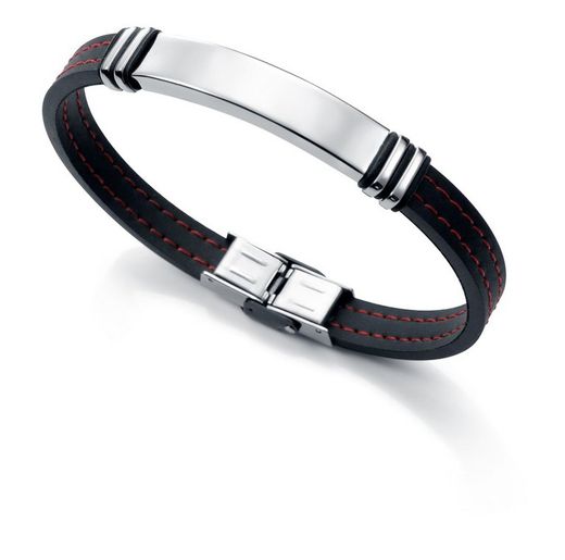 Pack Reloj Viceroy Hombre Acero y Pulsera Piel Negra 401087-99