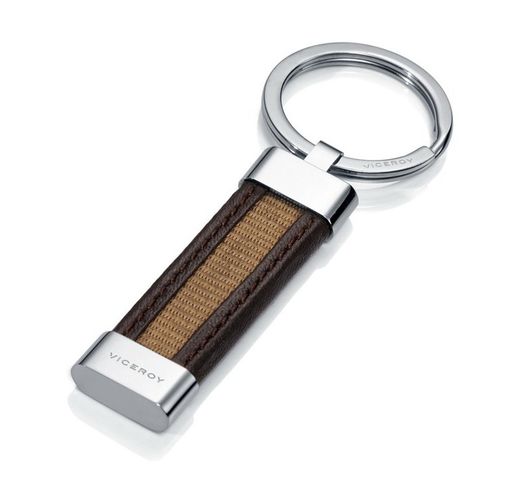 Pack Reloj Viceroy Hombre Piel Marrón y Llavero Marrón 401073-99