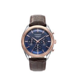 Pack Reloj Viceroy Hombre Piel Marrón y Llavero Marrón 401073-99