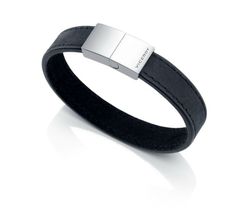 Viceroy herreur i sort læder og sort læderarmbåndspakke 471097-99