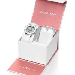 Pack Reloj Viceroy Niña 401114-00 Sport Blanco Digital