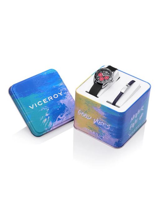 Reloj Viceroy Niño 41125-55 Sport Negro Acero Analógico