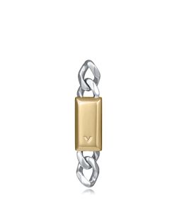 Pendiente Acero IP Bicolor Dorado Viceroy 15213E01000 Lingote Dorado