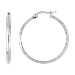Pendientes Acero Argyor MRM Mujer (AC)435160 Aro Liso En Brillo