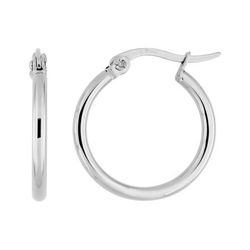 Pendientes Acero Argyor MRM Mujer (AC)435214 Aro Liso En Brillo