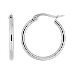 Pendientes Acero Argyor MRM Mujer (AC)435216 Aro Liso En Brillo