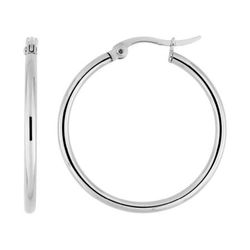 Pendientes Acero Argyor MRM Mujer (AC)435218 Aro Liso En Brillo