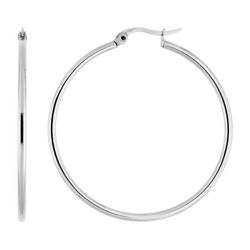 Pendientes Acero Argyor MRM Mujer (AC)435224 Aro Liso En Brillo