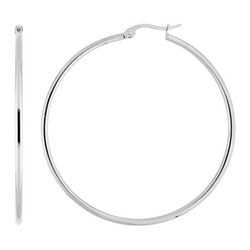 Pendientes Acero Argyor MRM Mujer (AC)435226 Aro Liso En Brillo