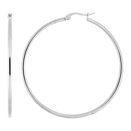 Pendientes Acero Argyor MRM Mujer (AC)435226 Aro Liso En Brillo