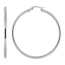 Pendientes Acero Argyor MRM Mujer (AC)435256 Aro Liso En Brillo