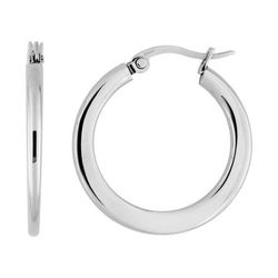 Pendientes Acero Argyor MRM Mujer (AC)435274 Aro Liso En Brillo
