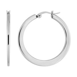 Pendientes Acero Argyor MRM Mujer (AC)435276 Aro Liso En Brillo
