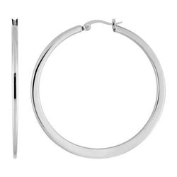 Pendientes Acero Argyor MRM Mujer (AC)435282 Aro Liso En Brillo