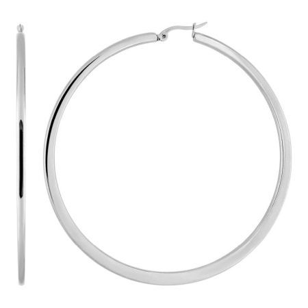 Pendientes Acero Argyor MRM Mujer (AC)435288 Aro Liso En Brillo