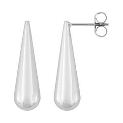 Pendientes Acero Argyor MRM Mujer (AC)435711 Gota Alargada En Brillo