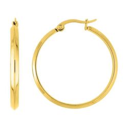 Pendientes Acero Dorado Argyor MRM Mujer (AC)435161 Aro Liso En Brillo