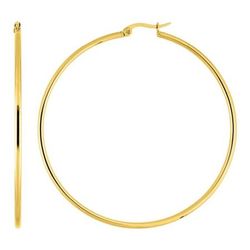 Pendientes Acero Dorado Argyor MRM Mujer (AC)435229 Aro Liso En Brillo