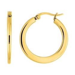 Pendientes Acero Dorado Argyor MRM Mujer (AC)435275 Aro Liso En Brillo