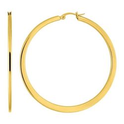 Pendientes Acero Dorado Argyor MRM Mujer (AC)435285 Aro Liso En Brillo