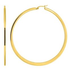 Pendientes Acero Dorado Argyor MRM Mujer (AC)435289 Aro Liso En Brillo