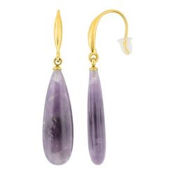 Pendientes Acero Dorado Argyor MRM Mujer (AC)435712 Colgante Piedra Ameth