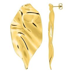 Pendientes Acero Dorado Argyor MRM Mujer (AC)435766 Relieve En Brillo