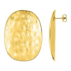 Pendientes Acero Dorado Argyor MRM Mujer (AC)435768 Relieve En Brillo