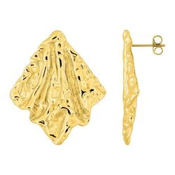 Pendientes Acero Dorado Argyor MRM Mujer (AC)435774 Relieve En Brillo