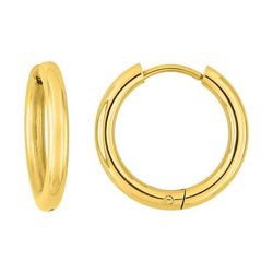 Pendientes Acero Dorado Argyor MRM Mujer (AC)435784 Aro En Brillo