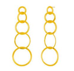 Pendientes Acero Dorado Marea Mujer C03101/AR Colgante Círculos
