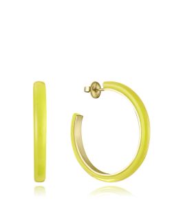 Pendientes Acero Dorado Viceroy 3,6cm 14147E01012 Aro Abierto Amarillo